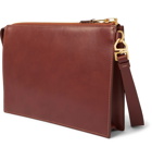 TOM FORD - Leather Pouch - Brown