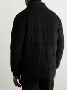 Ralph Lauren Purple label - Bennett Quilted Wool-Blend Felt Down Jacket - Black