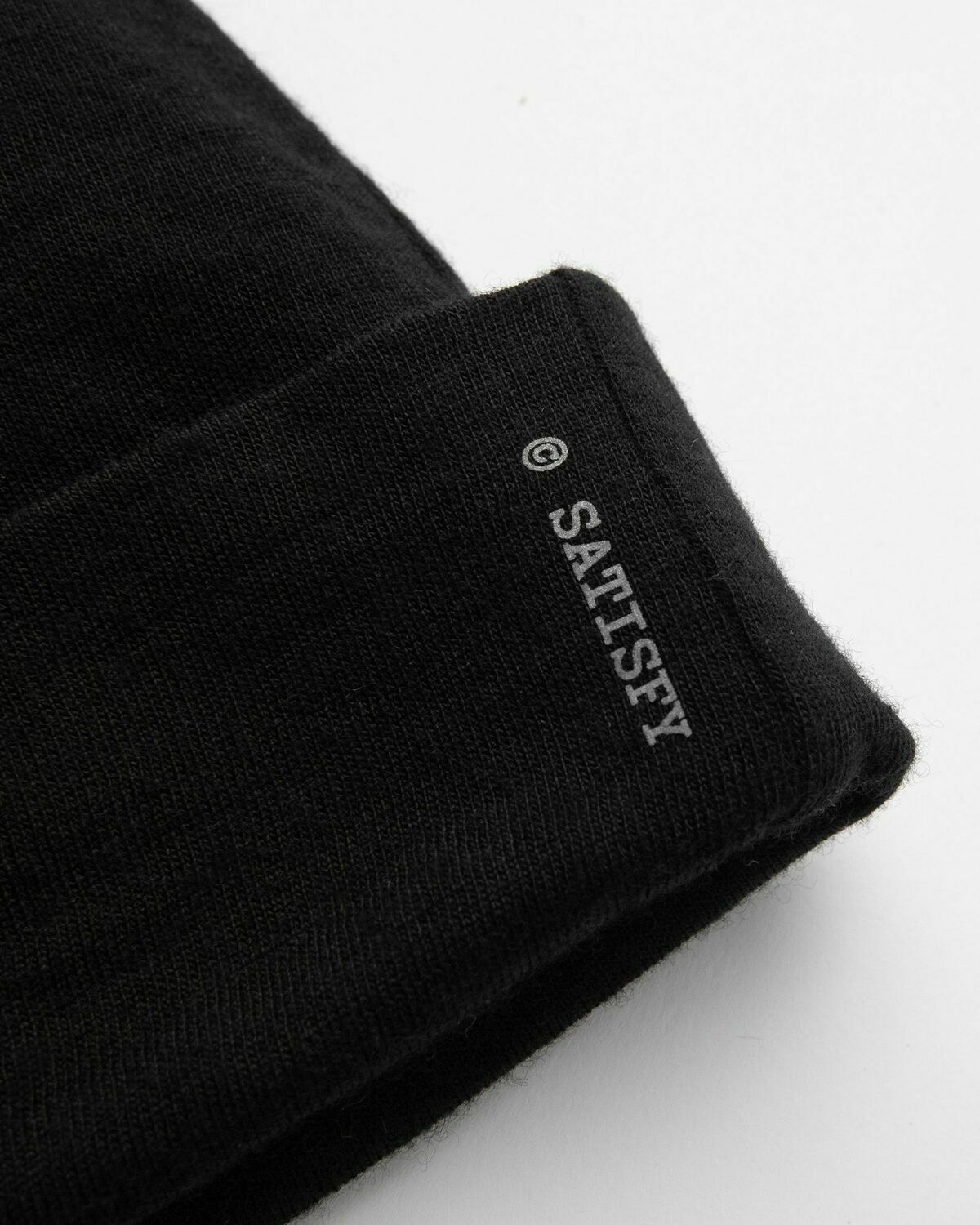 Satisfy Running Cloud Merino Beanie Black Beanies