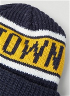 x Motown Records Ribbed Beanie Hat in Navy