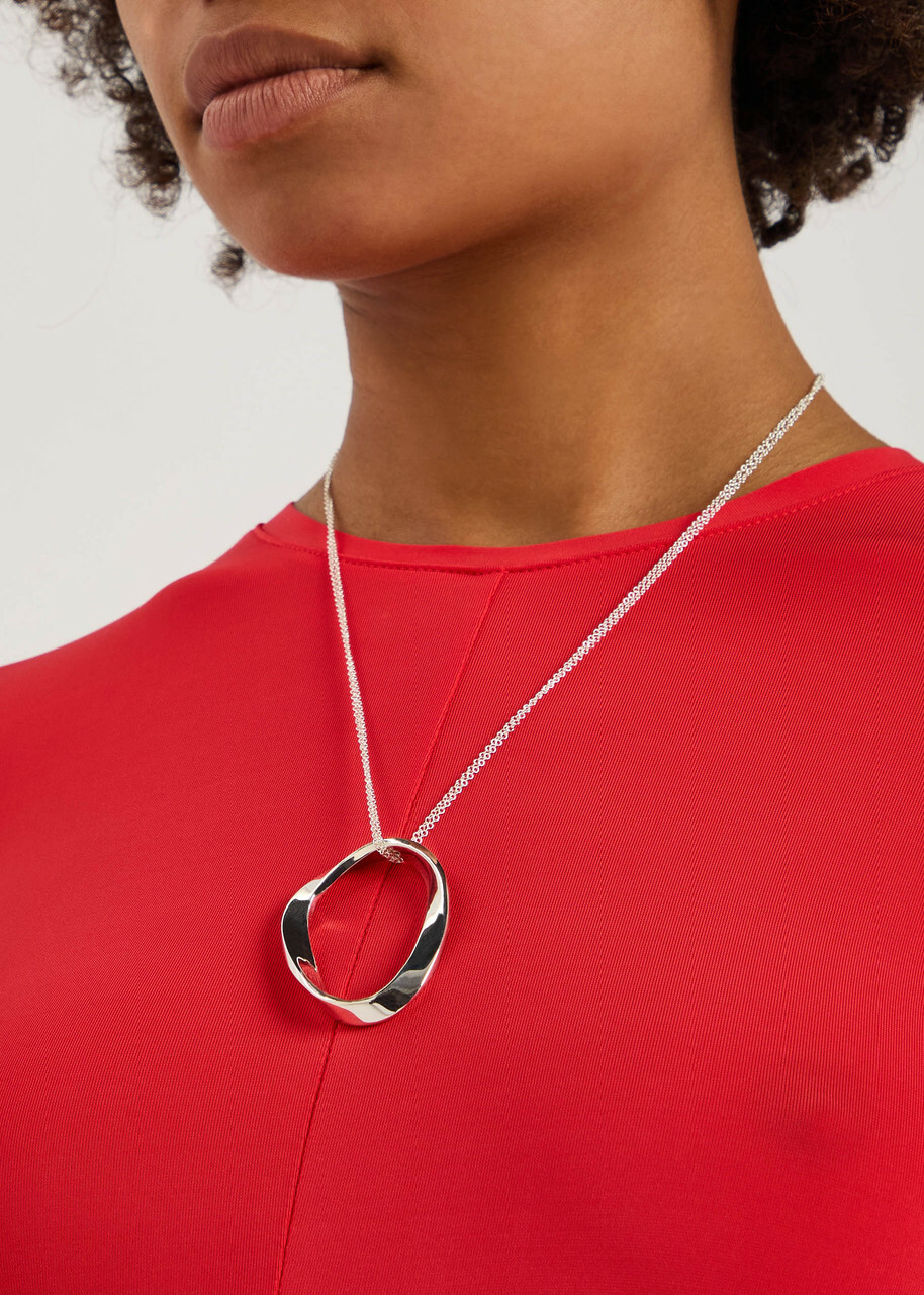 Agmes Isabel Sterling Silver Necklace - One Size