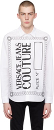 Versace Jeans Couture White Piece Number Shirt