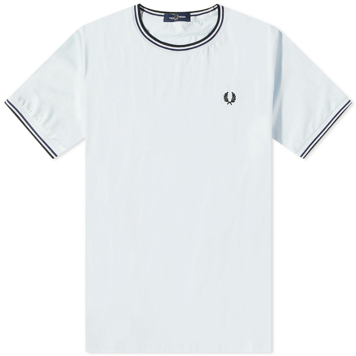 Photo: Fred Perry Authentic Men's Twin Tipped T-Shirt in Light Ice