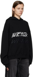 We11done Black Speed Hoodie