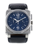 Bell and Ross BR03-94 Chronograph BR0394-BLU-ST/SCA