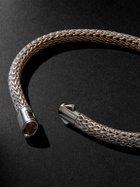 John Hardy - Icon Reversible 14-Karat Gold and Sterling Silver Bracelet - Silver