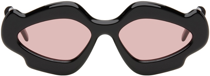 Photo: LOEWE Black Paula's Ibiza Geometric Bubble Sunglasses