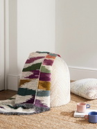 Missoni Home - Island Striped Velour Pouf