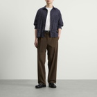 Ronning Men's Japanese Shirt in Navy Grid