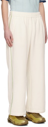 RICE NINE TEN Off-White Piping Lounge Pants