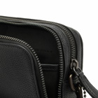 Coach Men's Charter Crossbody Bag in Black Pebble Leather 