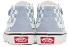 Vans Kids Blue & White Sk8-Mid Reissue V Little Kids Sneakers
