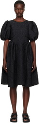 Cecilie Bahnsen Black Fonda Midi Dress