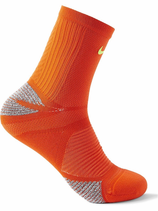Photo: Nike Running - Racing Cushioned Dri-FIT Socks - Orange - US 12