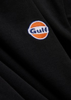 AN-Y1 Logo-embroidered Cotton T-shirt Black