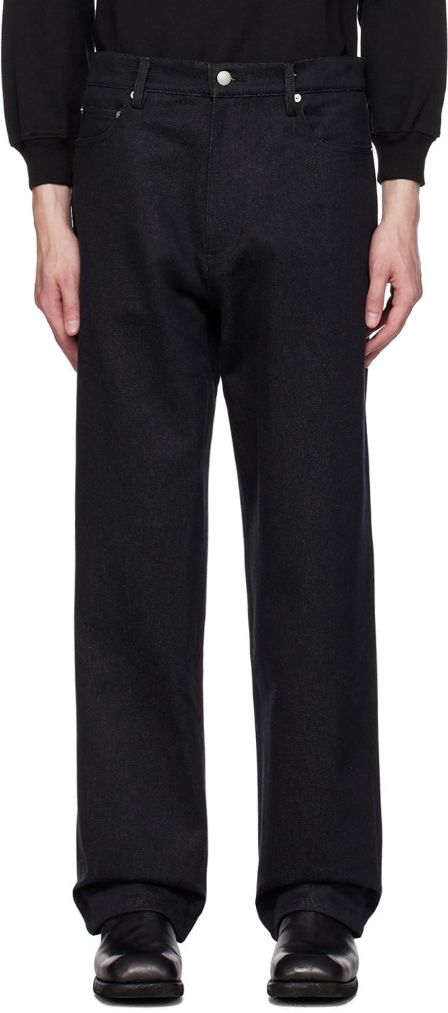 3MAN Black Five-Pocket Jeans