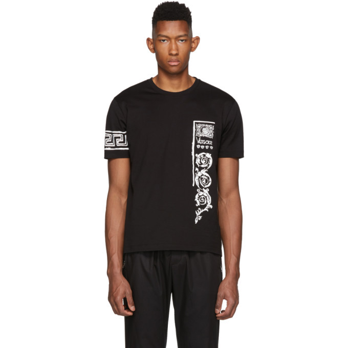 Photo: Versace Black Bandana Logo T-Shirt