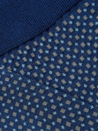 Falke - Uptown Cotton-Blend Jacquard Socks - Blue
