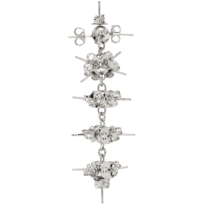 Dheygere Silver XL Stud Earrings