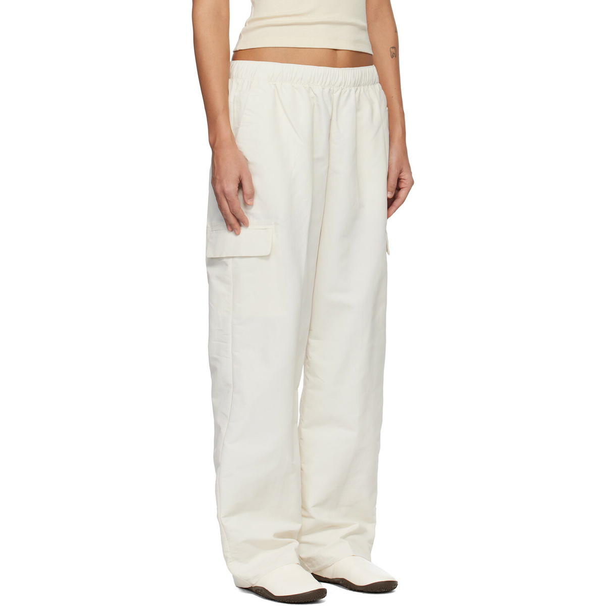 The North Face White TNF Easy Wind Cargo Pants