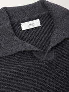 Mr P. - Wool Polo Sweater - Black