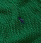 POLO RALPH LAUREN - Logo-Embroidered Cotton Sweater - Green