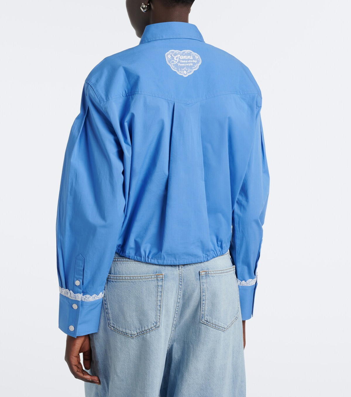 Ganni Cotton-blend shirt