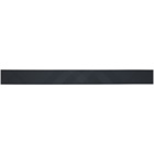 Burberry Reversible Black and Grey Check Monogram Belt