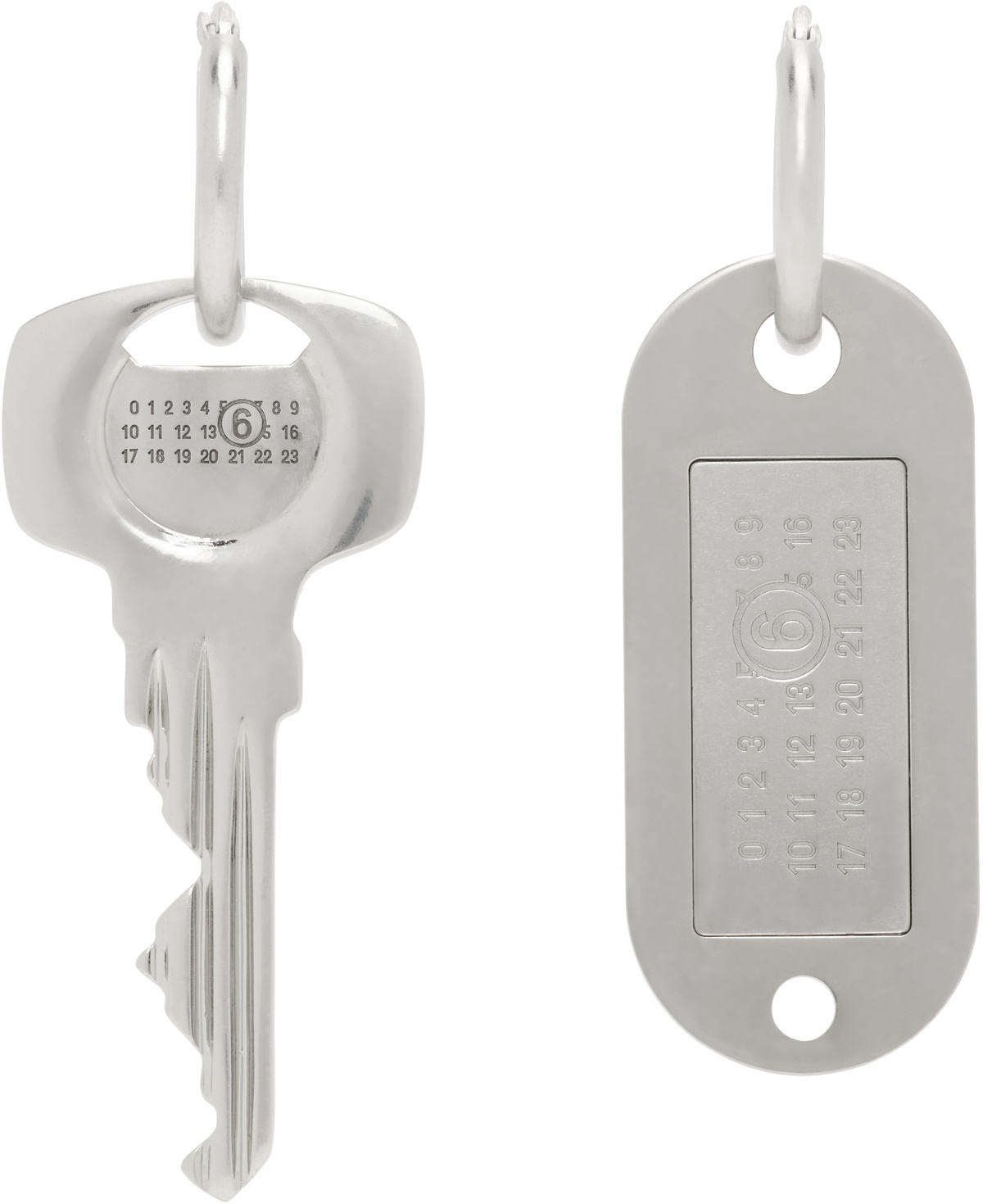 MM6 MAISON MARGIELA★Key Keyring ロゴ キーリング シルバー シルバー（銀色）系 MM6 Maison Margiela(エムエムシックス