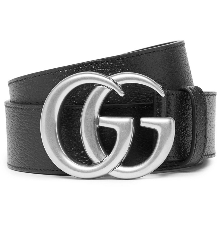 Photo: Gucci - 4cm Full-Grain Leather Belt - Men - Black