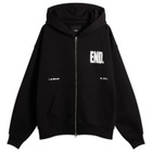 END. Milano Creed Zip Hoodie in Black