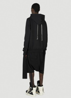 Rick Owens DRKSHDW - Gauntlet Granbury Hooded Sweatshirt in Black