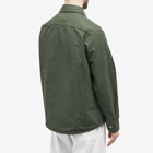 A.P.C. Men's Graham Cavalier Canvas Overshirt in Dark Green