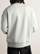 Y-3 - Logo-Appliquéd Organic Cotton-Jersey Sweatshirt - Gray