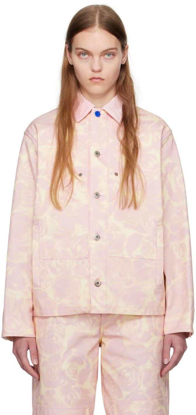Photo: Burberry Pink Button Jacket