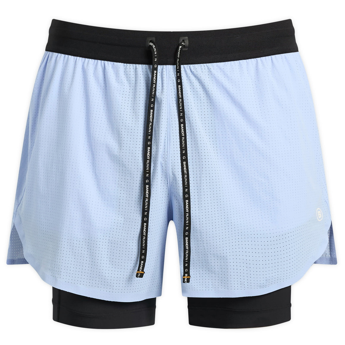 Bandit Men's Vento™ Mens 2-in-1 Short in Breeze Blue/Black