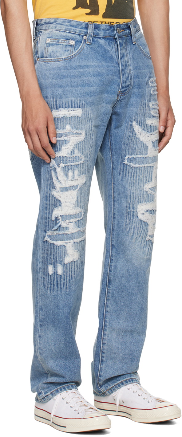 Stolen Girlfriends Club SSENSE Exclusive Blue Jeans
