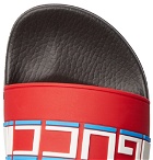 Gucci - Logo-Detailed Rubber Slides - Men - Red