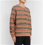Burberry - Striped Fleece Sweatshirt - Brown