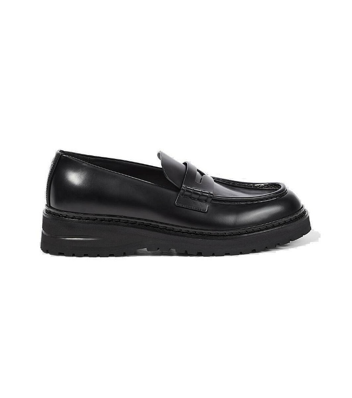 Photo: Giorgio Armani Leather penny loafers