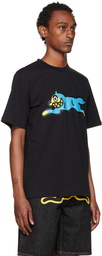 ICECREAM Black Running Dog T-Shirt