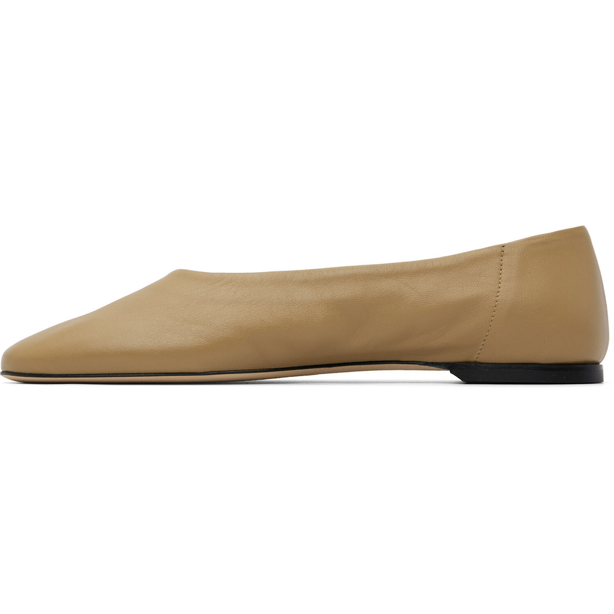 TOTEME Taupe Slip Ballerina Flats