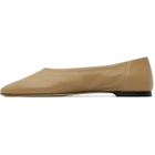 TOTEME Taupe Slip Ballerina Flats