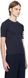Thom Browne Navy Compression T-Shirt
