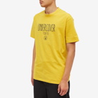 Undercover Men's Logo Text T-Shirt in Yellow
