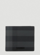 Burberry - Check Wallet in Black