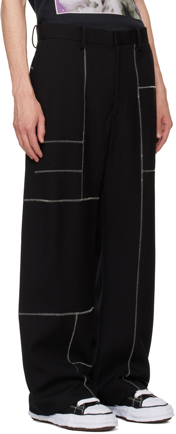 doublet Black Frankenstein Cutting Trousers