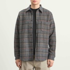 Portuguese Flannel Men's Type Tweed Overshirt in Grey