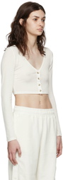 Alo Off-White Modal Cardigan