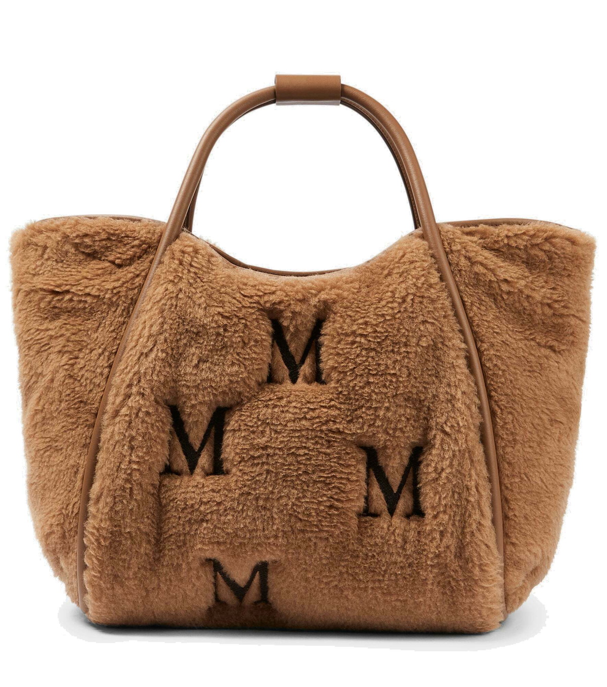 【送料&関税込】Max Mara Logo Detailed Top Handle Bag Max Mara Woven Marine Top-Handle Bag | Harrods US